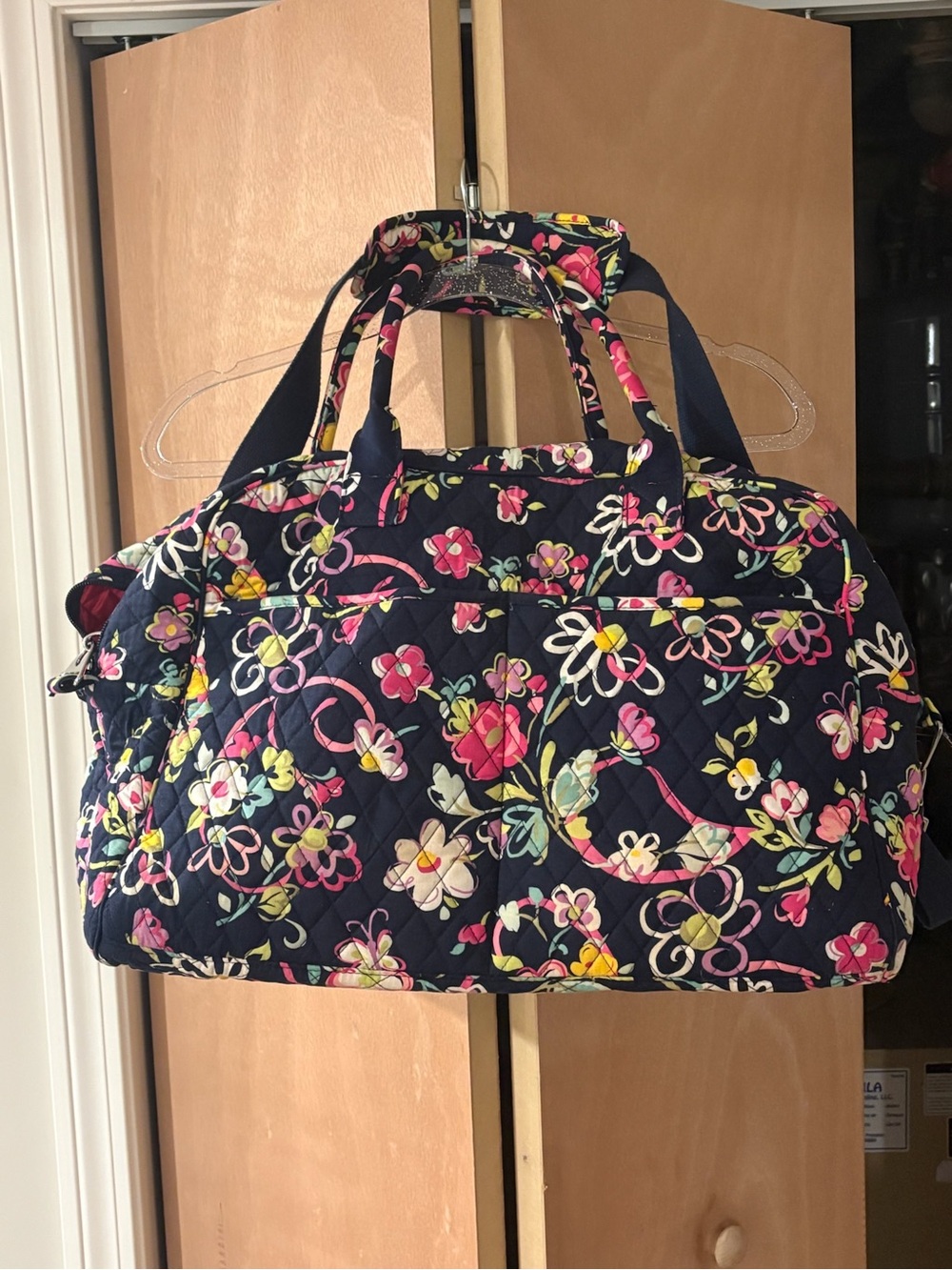 Vera Bradley Weekender Travel Bag - Retired Ribbons Pattern